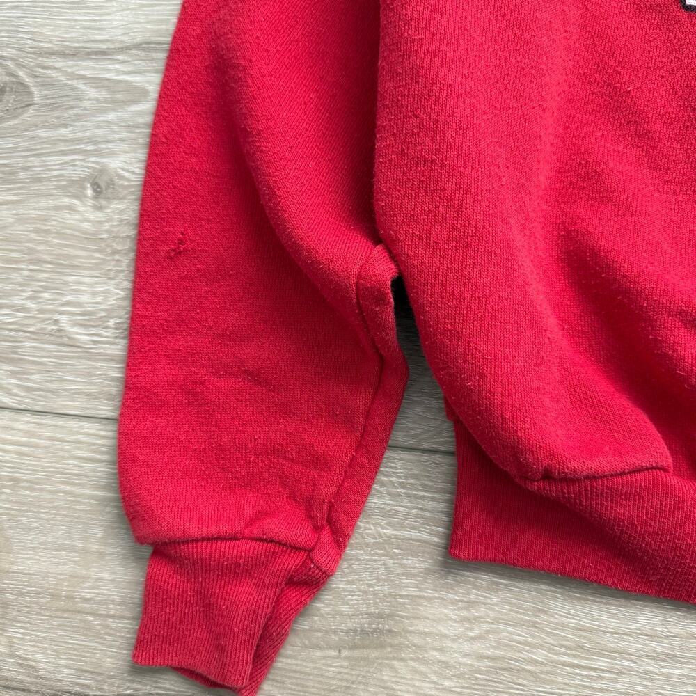 Vintage Kids University of Wisconsin red crewneck sweatshirt size medium 10/12 - Picture 8 of 8